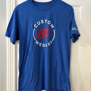 Titleist Blue and Red Custom Wedges Tee